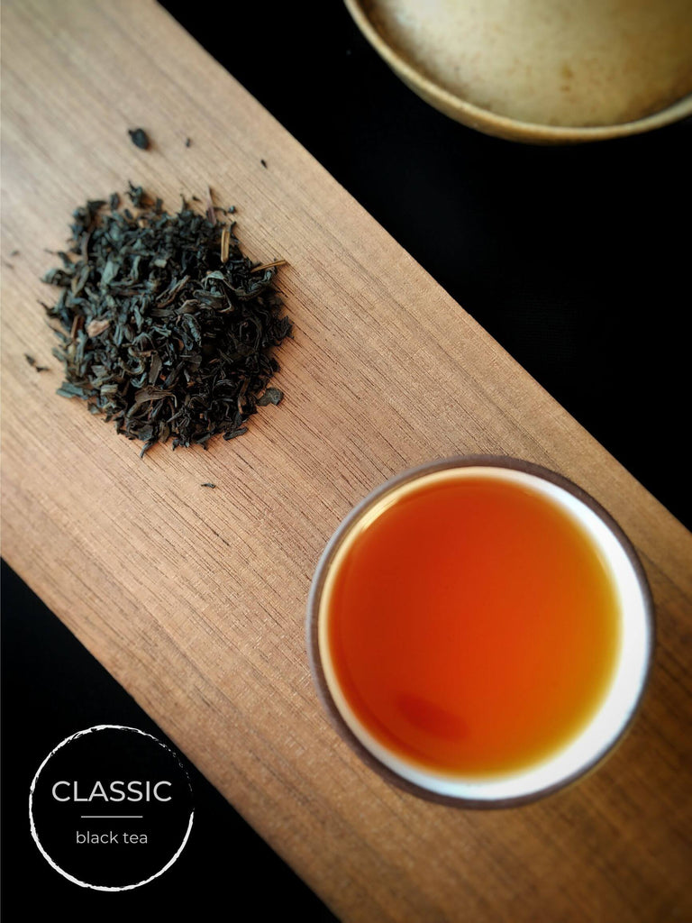 wakocha japanese black tea tag