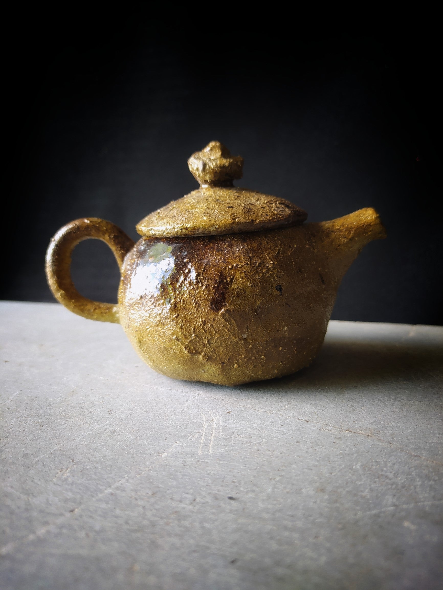 Anton Filonov mud gongfu teapot 1 - side