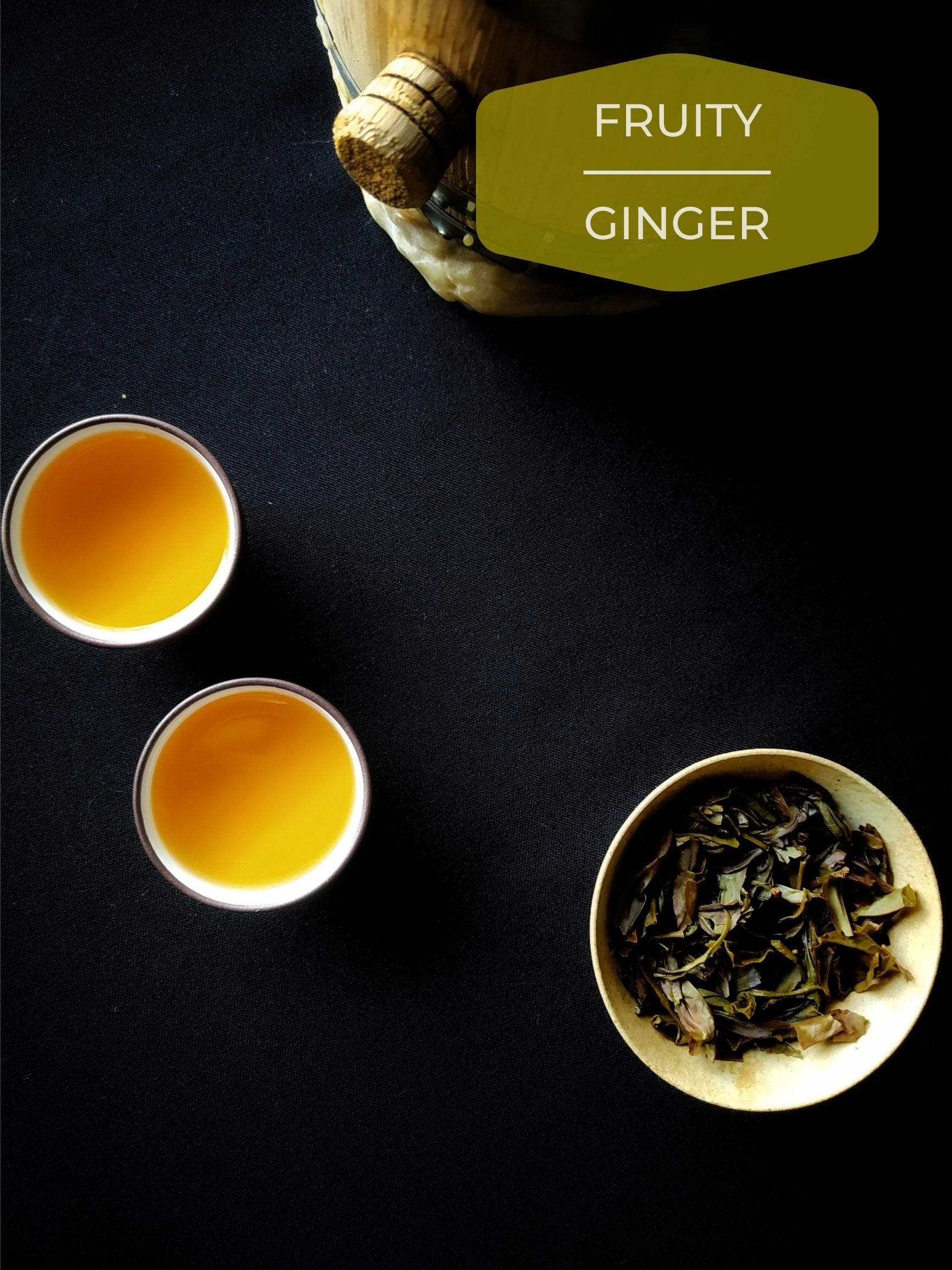 Gingerberry sherry barrel-aged dacong oolong
